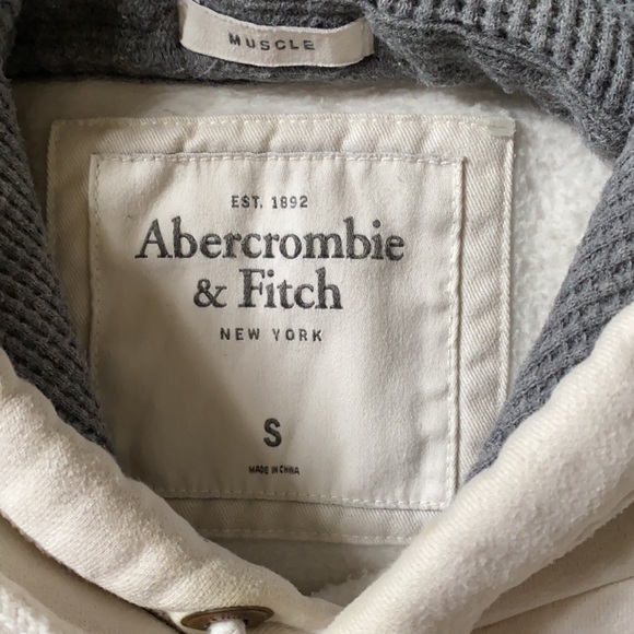 Abercrombie & Fitch Men’s Hoodie Sweater Sz Small - Picture 3 of 6